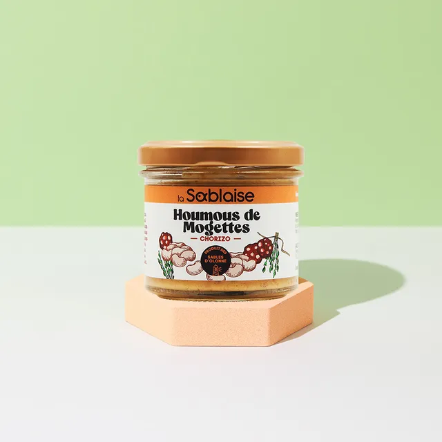 la-sablaise-houmous-de-mogettes-au-chorizo-bohnen-chorizo image 1