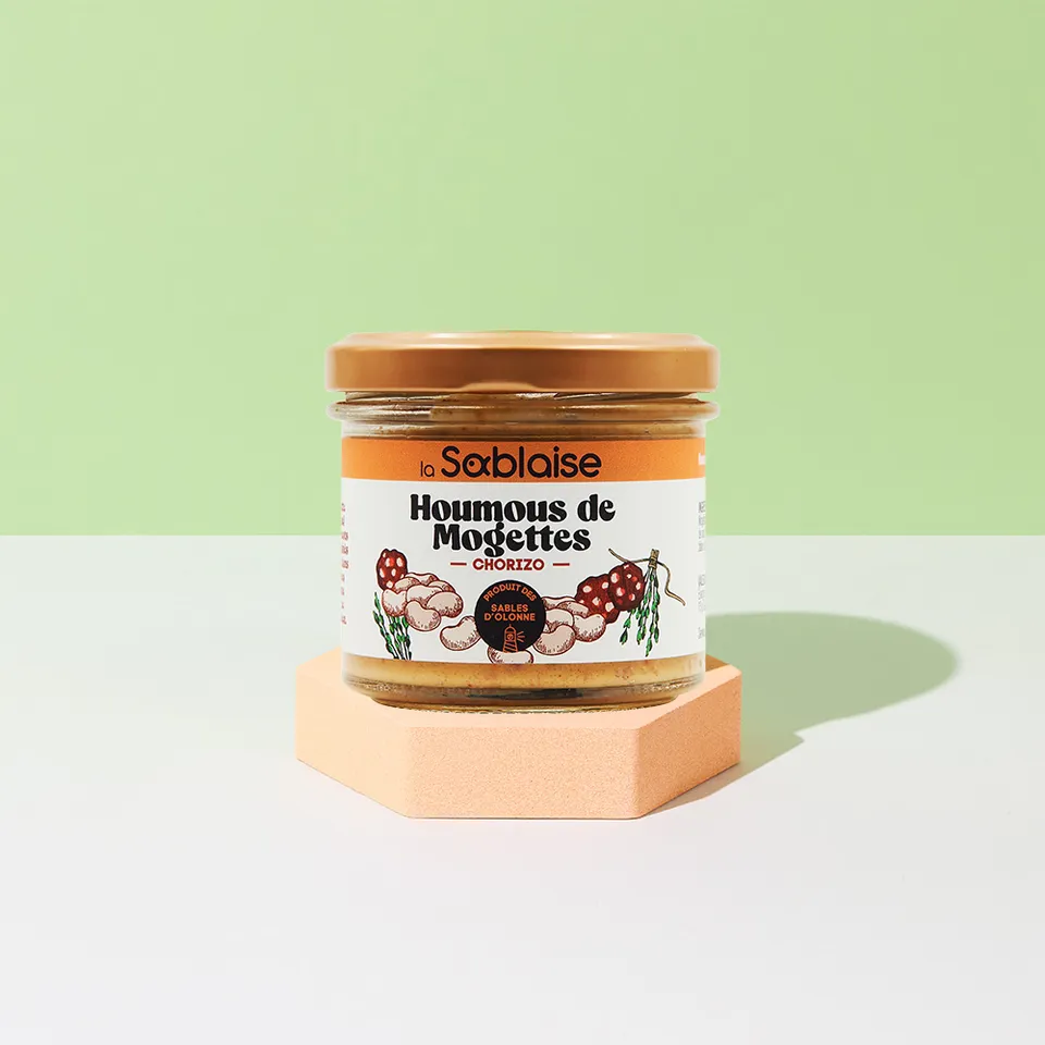 la-sablaise-houmous-de-mogettes-au-chorizo-bohnen-chorizo image 1