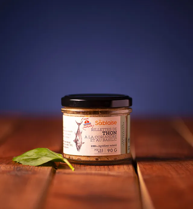 la-sablaise-rillettes-de-thon-germon-coriandre-basilic-wei-thun-rillettes-mit-ko image 1