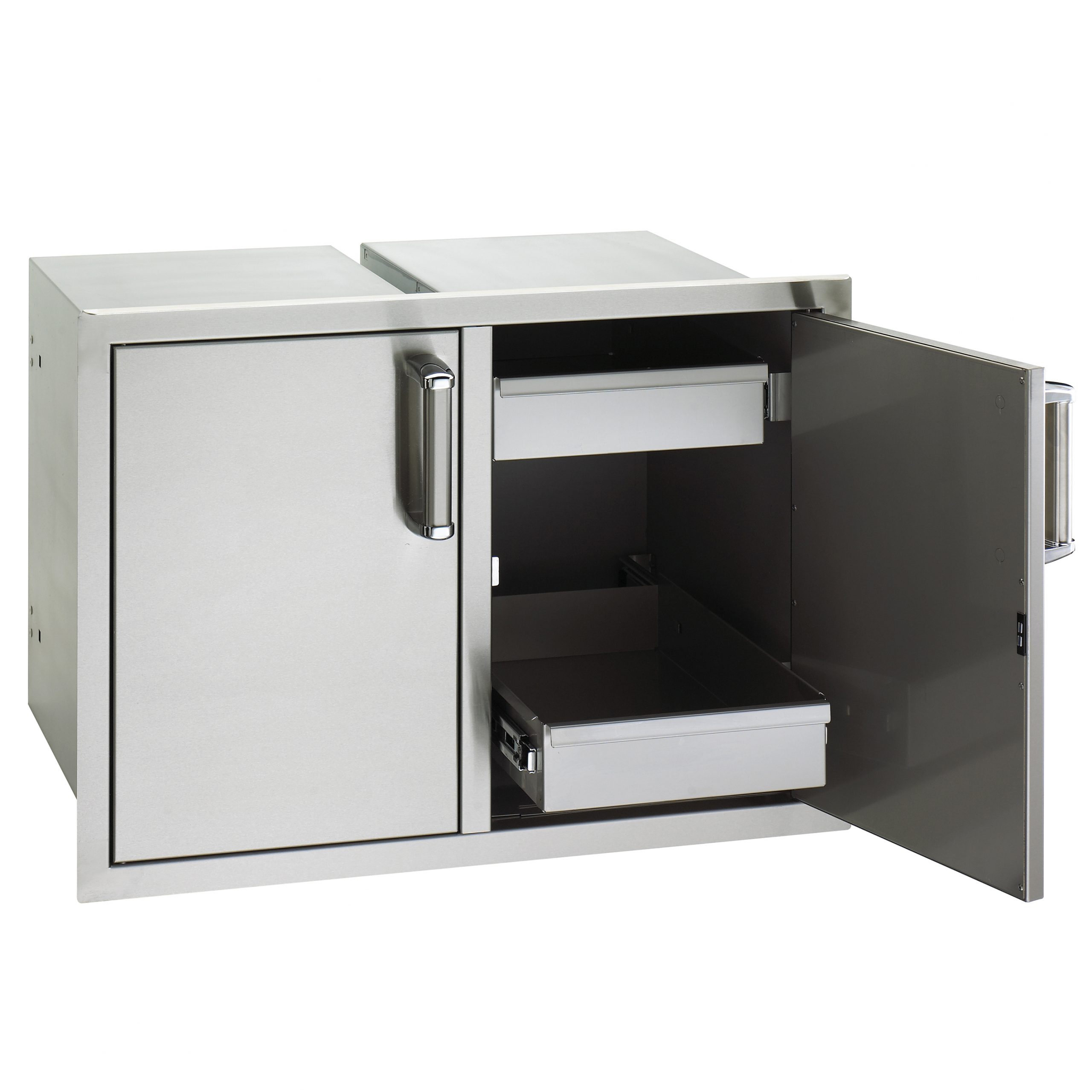 firemagic-flush-double-doors-with-dual-drawers-schrankkombi image 1