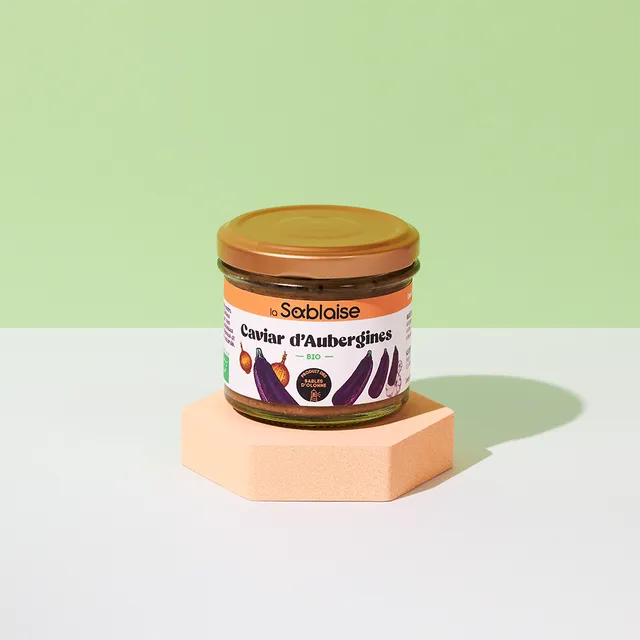 la-sablaise-caviar-d-aubergines-bio-auberginen-creme image 1