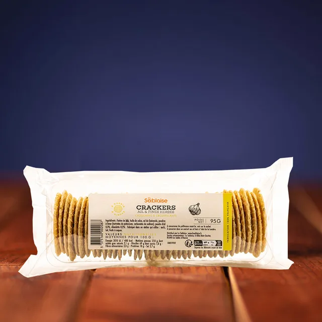 la-sablaise-crackers-ail-et-fines-herbes-cracker-mit-knoblauch image 1
