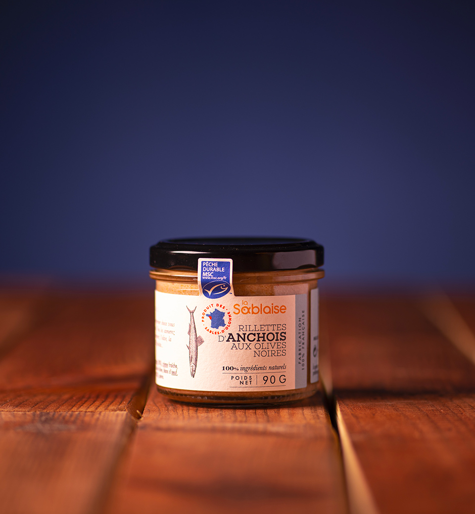 la-sablaise-rillettes-d-anchois-msc-oliven-sardellen-aufstrich image 1