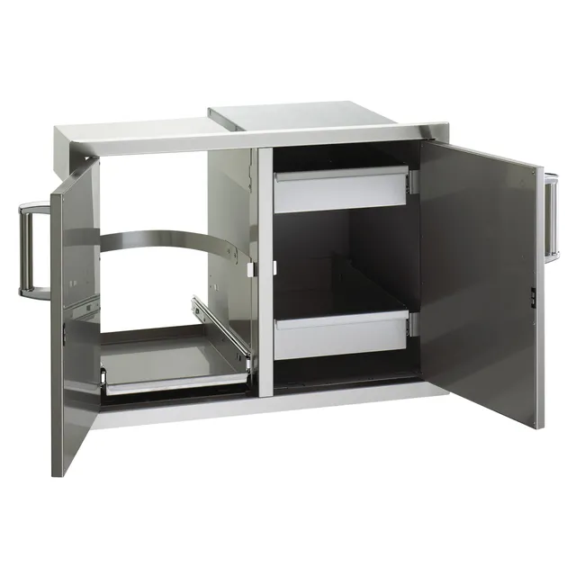 firemagic-double-doors-mit-trash-tray-und-dual-drawers image 1