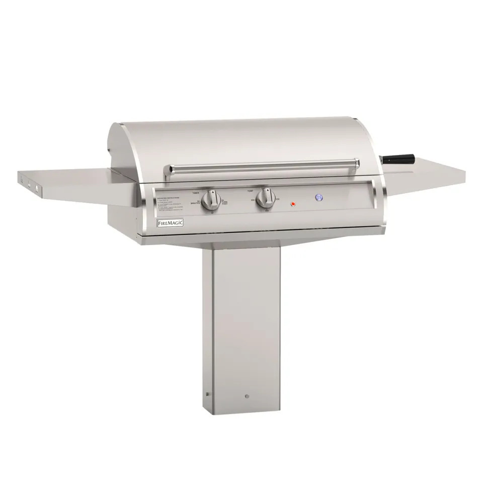 firemagic-30-zoll-elektrogrill-mit-bodenstandpfosten-analog image 1