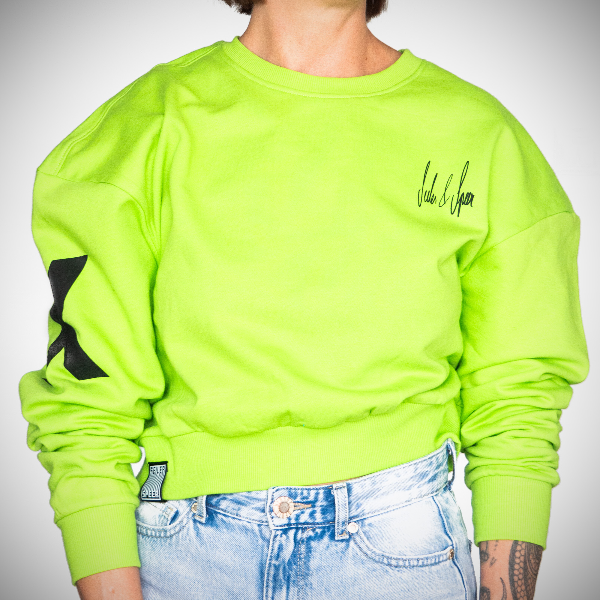 seiler-und-speer-girly-sweatshirt-h-dn-gr-n-oversize-baumwoll-sweatshirt image 2