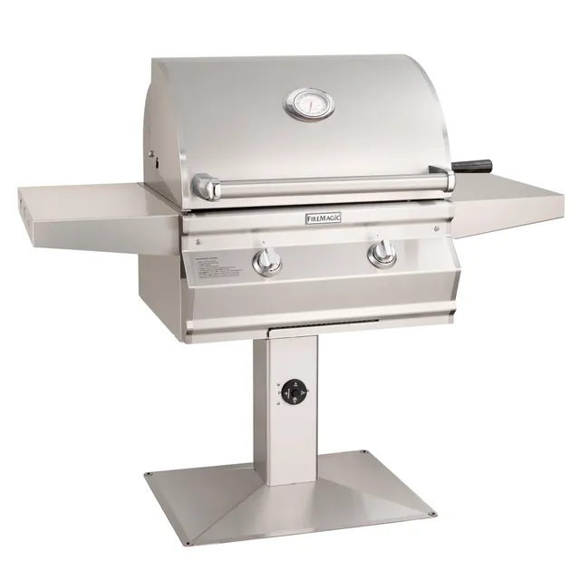 firemagic-choice-cma430s-patio-post-mount-grill-standgrill image 1