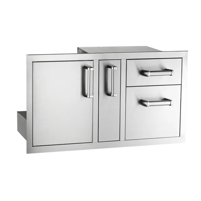 firemagic-flush-door-drawer-combo-mit-platter-storage-einbau-t-r image 1