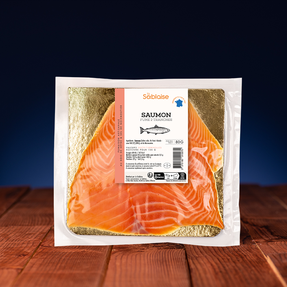 la-sablaise-saumon-fum-2-tranches-ger-ucherter-lachs image 1