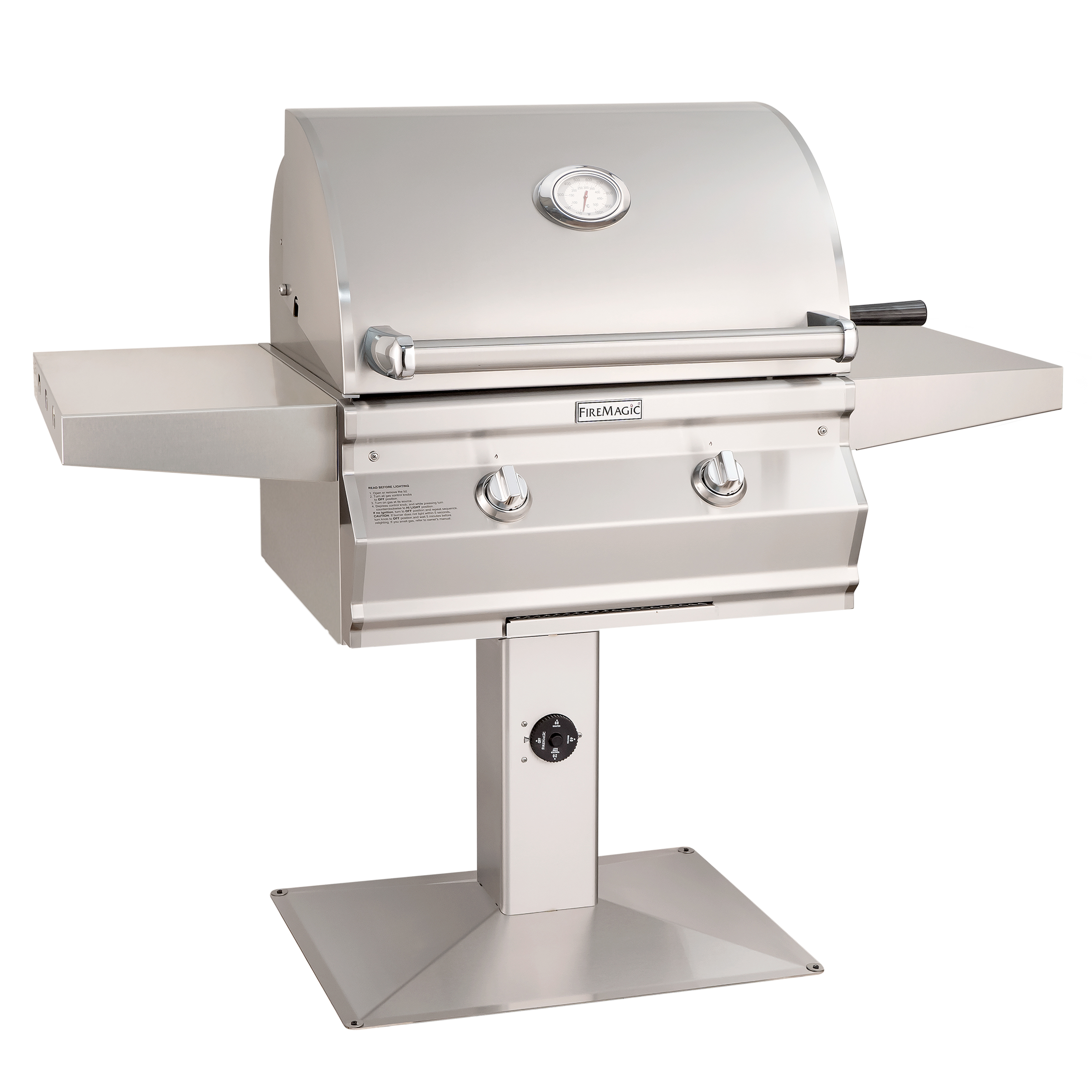 firemagic-choice-cma430s-patio-post-mount-grill-standgrill image 1