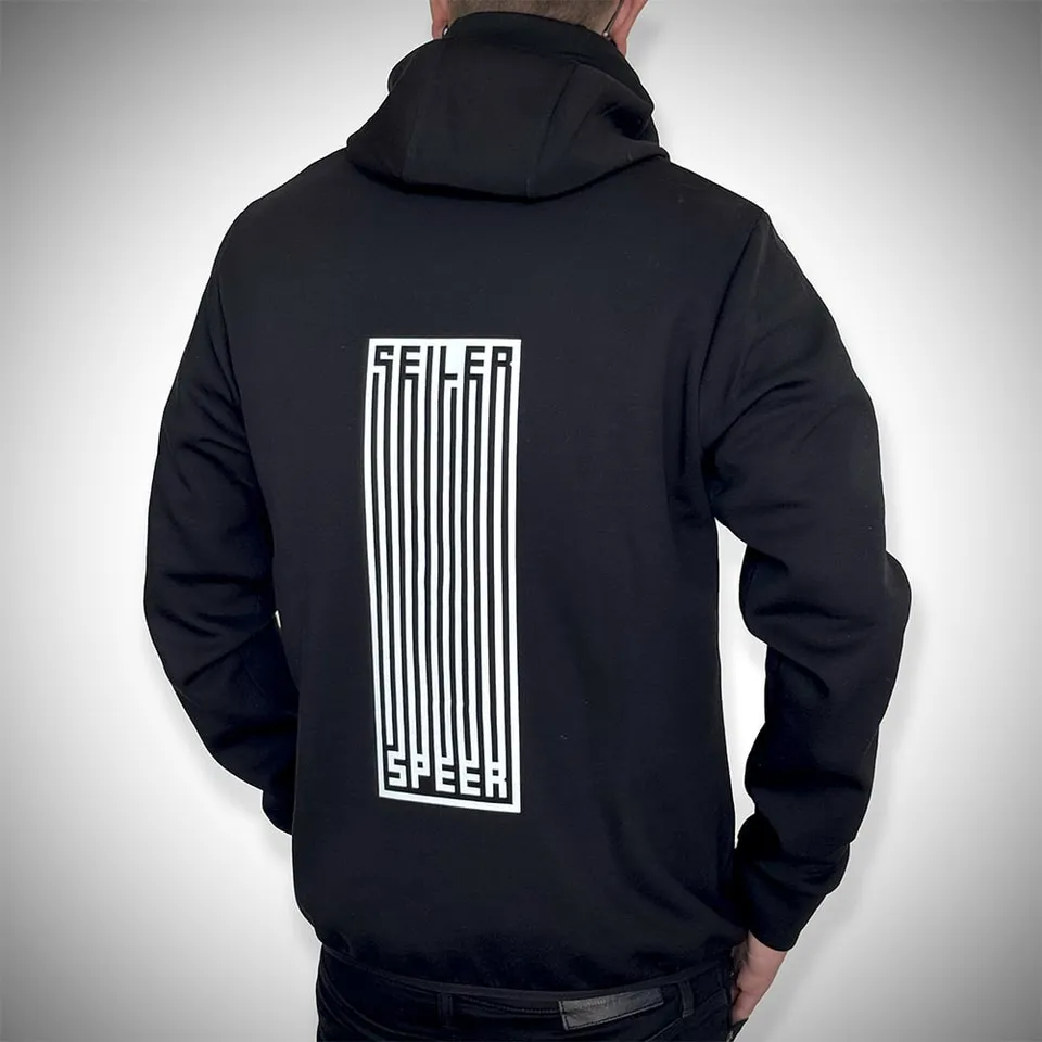 seiler-und-speer-barcode-crew-zipper-hoodie image 1