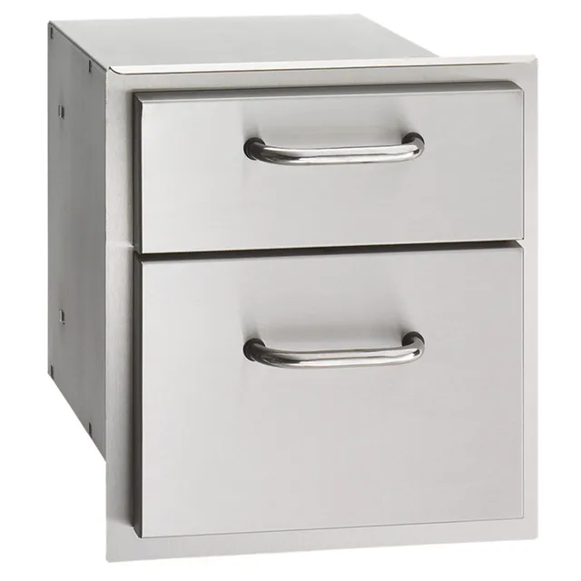 firemagic-select-double-drawer-einbau-doppelschublade image 1
