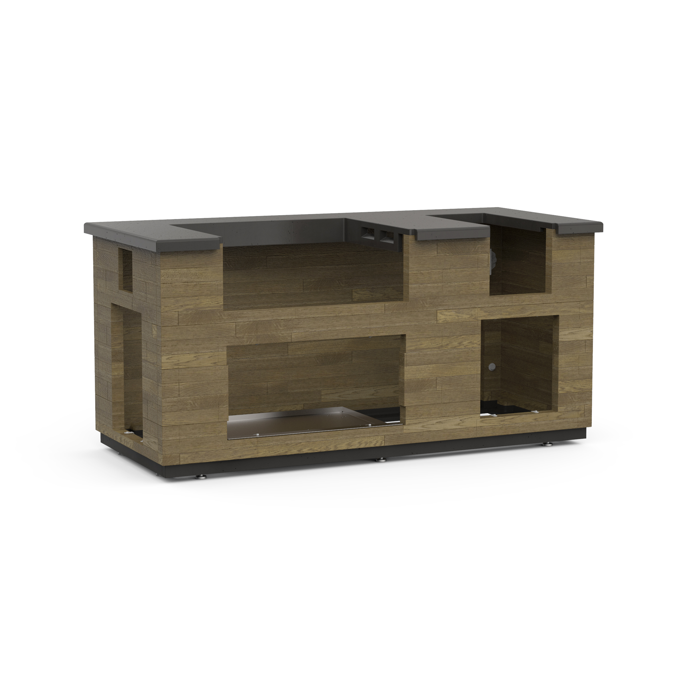 firemagic-reclaimed-wood-island-77-zoll-outdoor-k-che image 1