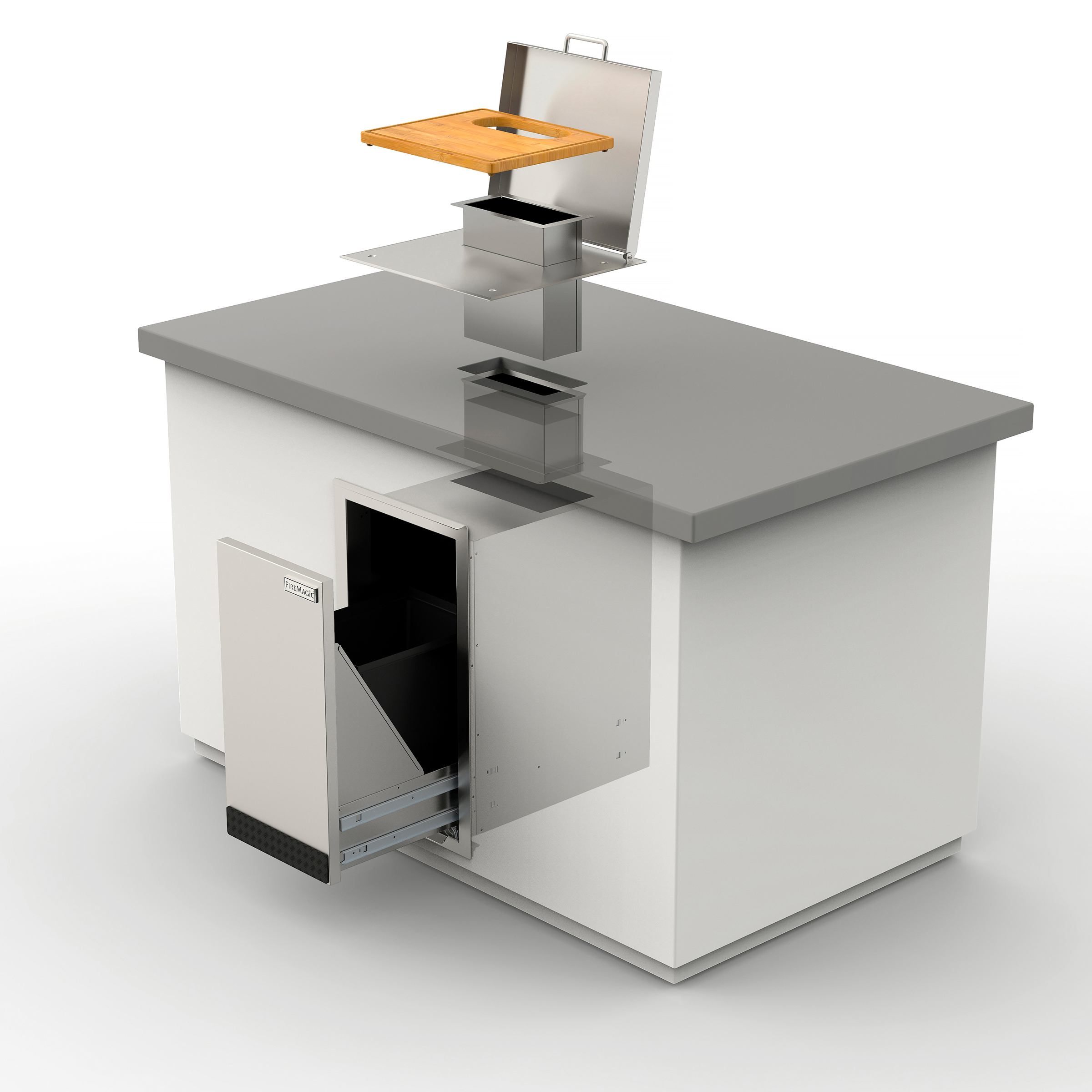 firemagic-cut-clean-combo-einbau-arbeitsstation image 4