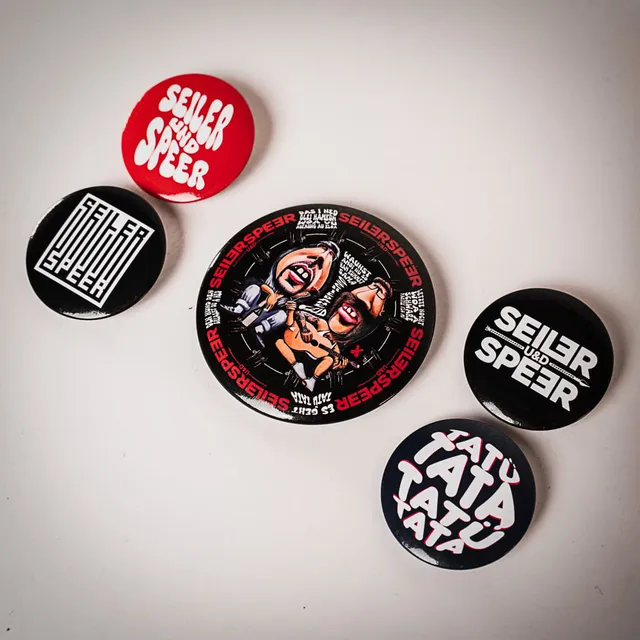 seiler-und-speer-buttons-set-5-teilig-ansteckpins image 1